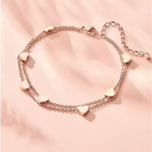 Stainless Forever  Heart  Bracelet