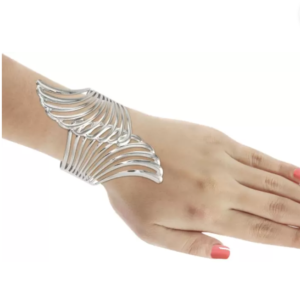 Midnight Silver Bangle