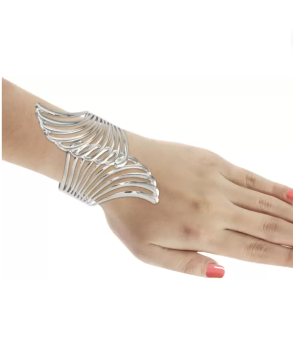 Midnight Silver Bangle