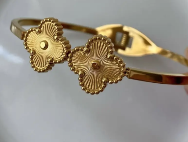Gold-Tone Steel Cuff - Image 3
