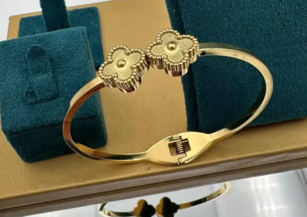 Gold-Tone Steel Cuff