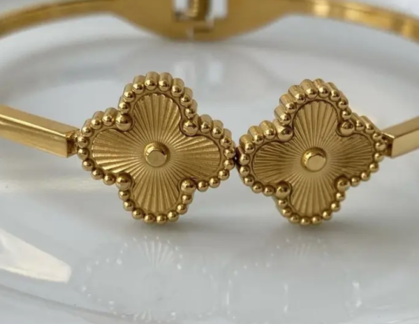 Gold-Tone Steel Cuff - Image 2
