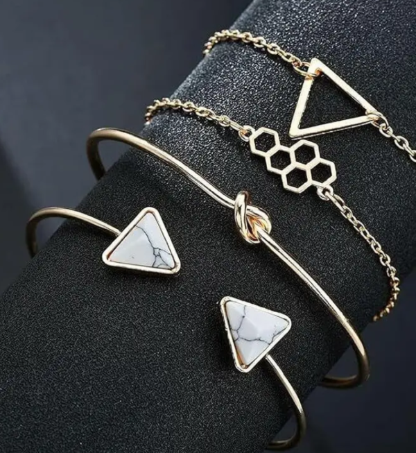 Lustrous Steel Bracelet - Image 2