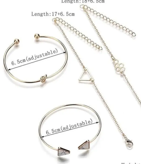 Lustrous Steel Bracelet - Image 4