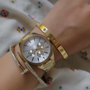 Gilded Steel Bangle