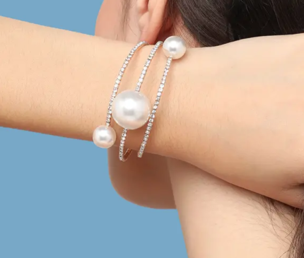 Silver Cuff Bracelet - Image 2