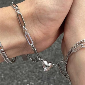 Silver Bracelet for Heart