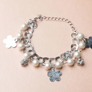 Silver Pearl bracelet