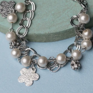 Silver Pearl bracelet