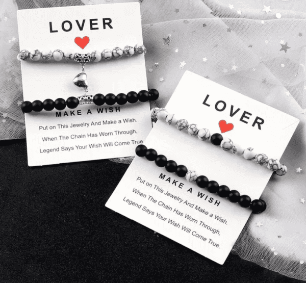 Lustrous Silver Stone Friendship Bracelet ✨💎 - Image 2